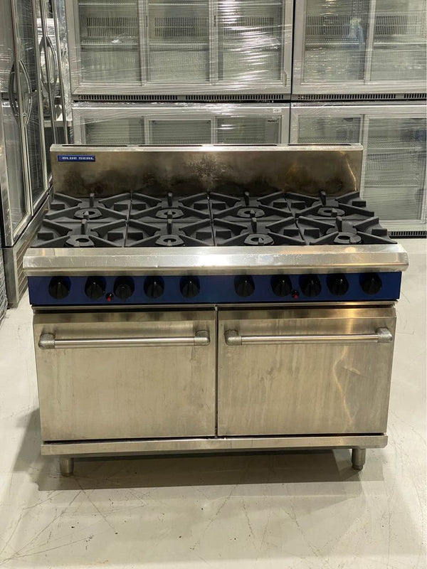 Blue Seal 8 Burners Evolution Series with Double Static Oven - Caterwiz - Caterwiz - Caterwiz